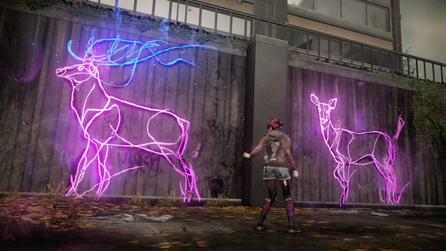 Even making “neon” graffiti signs in this expansion is more satisfying to do than making graffiti in Second Son.